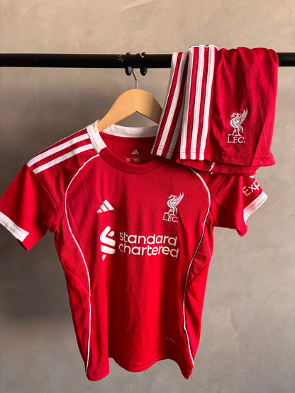 Liverpool Kids Kits 25/26 Home