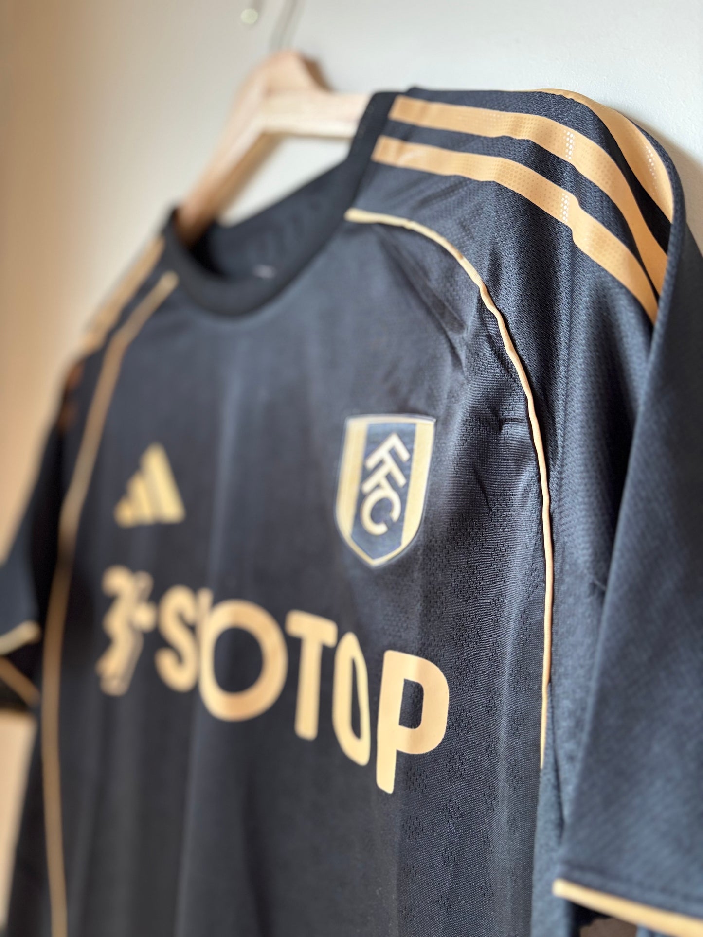 Fulham black Away Player Version 25/26