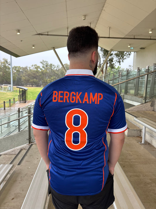 Netherlands Away 1998 Retro (BERGKAMP #8)