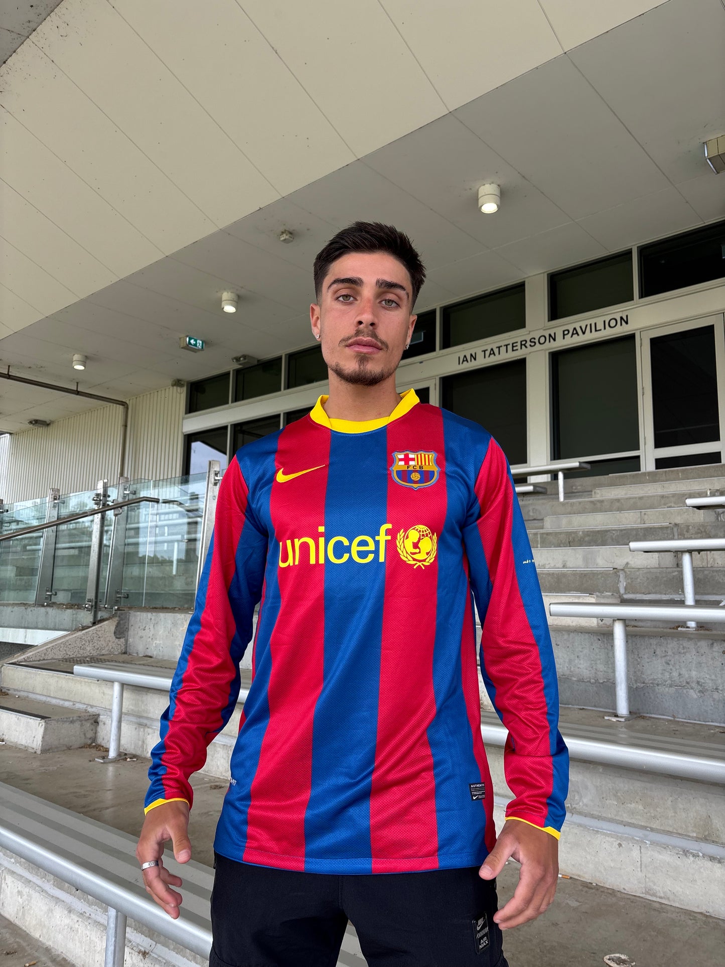 Barcelona Home Long Sleeve Retro 10/11