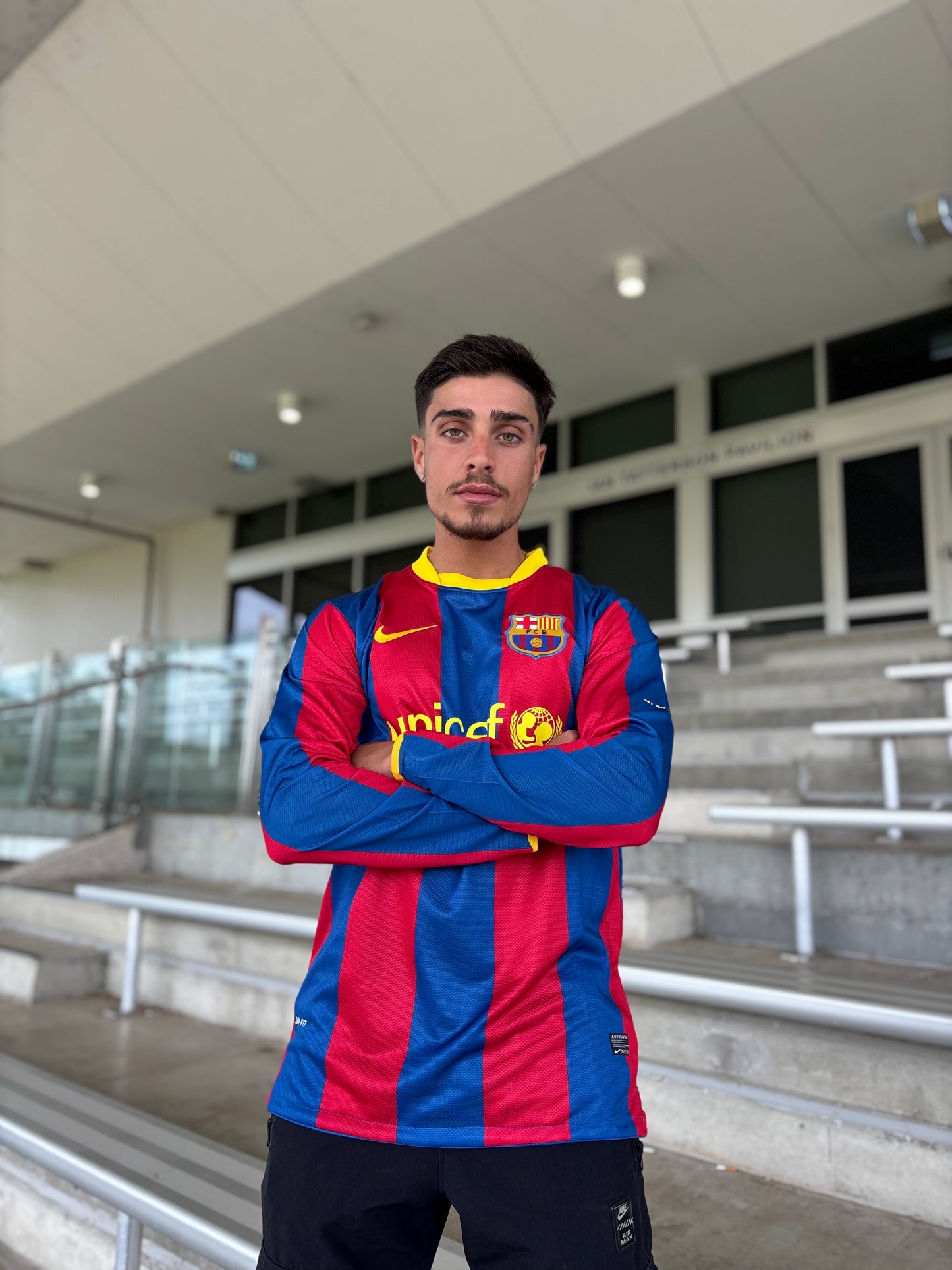 Barcelona Home Long Sleeve Retro 10/11