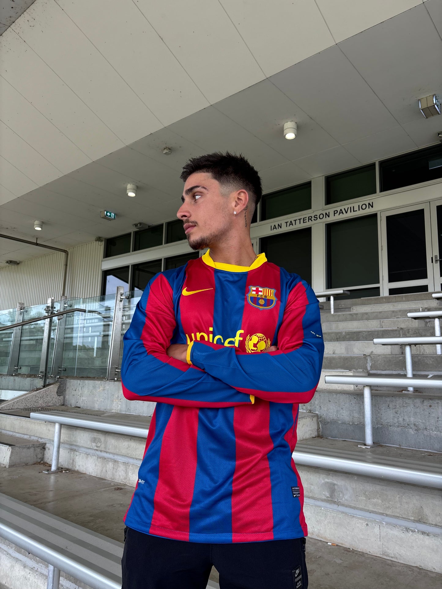 Barcelona Home Long Sleeve Retro 10/11