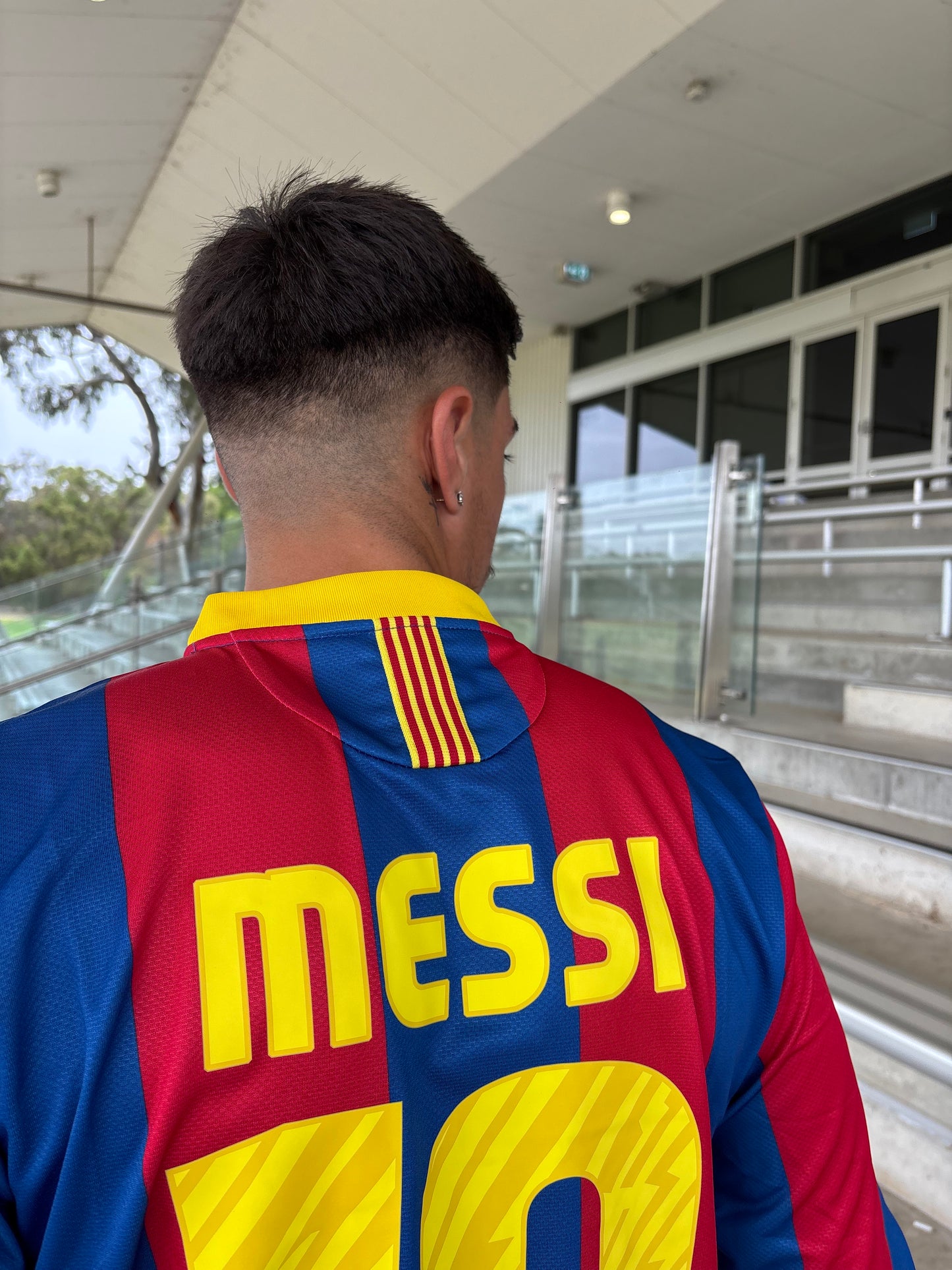 Barcelona Home Long Sleeve Retro 10/11