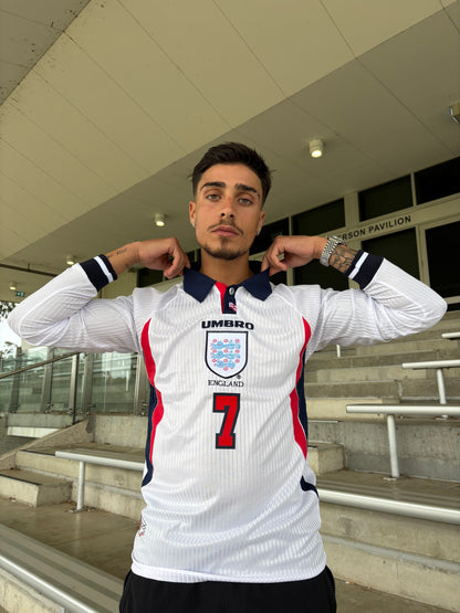 England Home Long Sleeve Retro 1998