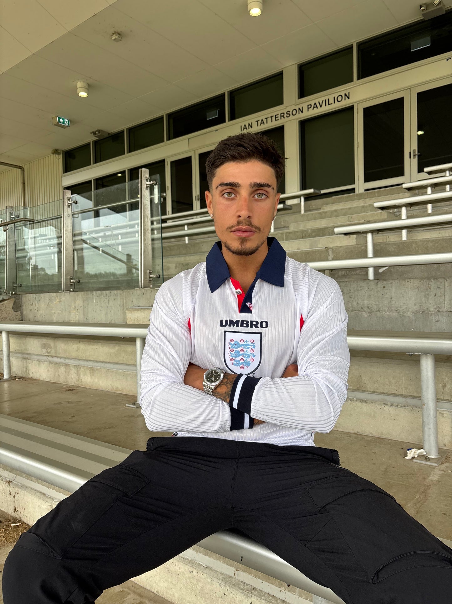 England Home Long Sleeve Retro 1998