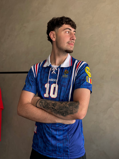 France Home Retro 1996 (ZIDANE #10)